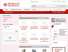 Tablet Screenshot of murugan.in